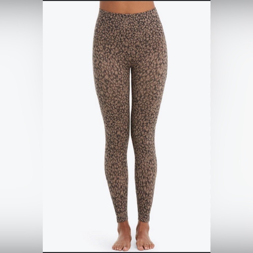 Spanx | Look At‎ Me Now Leggings | Mini Leopard Large